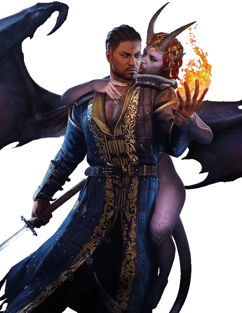 Wyll, the Warlock companion. Warlock levels are ignored entirely when calculating Effective Spellcaster Level.