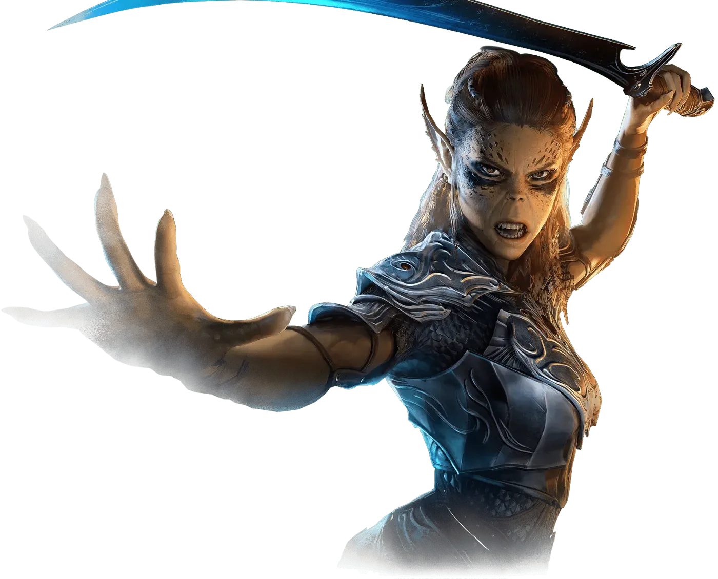 Lae'zel, the githyanki Fighter companion, joins in the opening hour of Baldur's Gate 3.