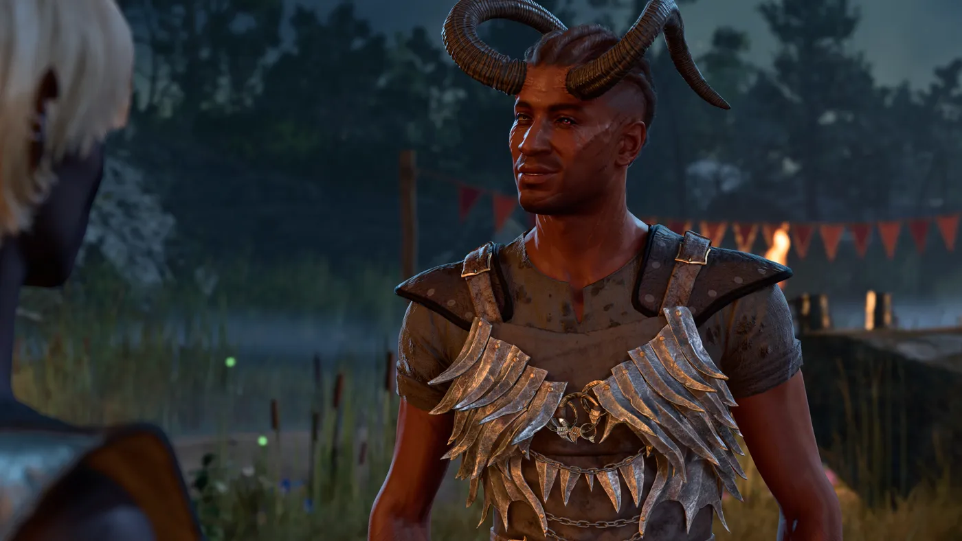 Wyll, the Warlock companion known as the Blade of Frontiers.