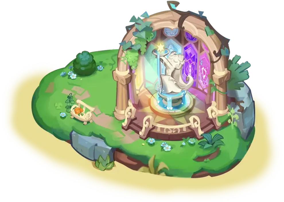 The Hall of Ancient Heroes kingdom facility in Cookie Run: Kingdom, the building that levels Disciple cookies up to your Paragon cookie's level for free.