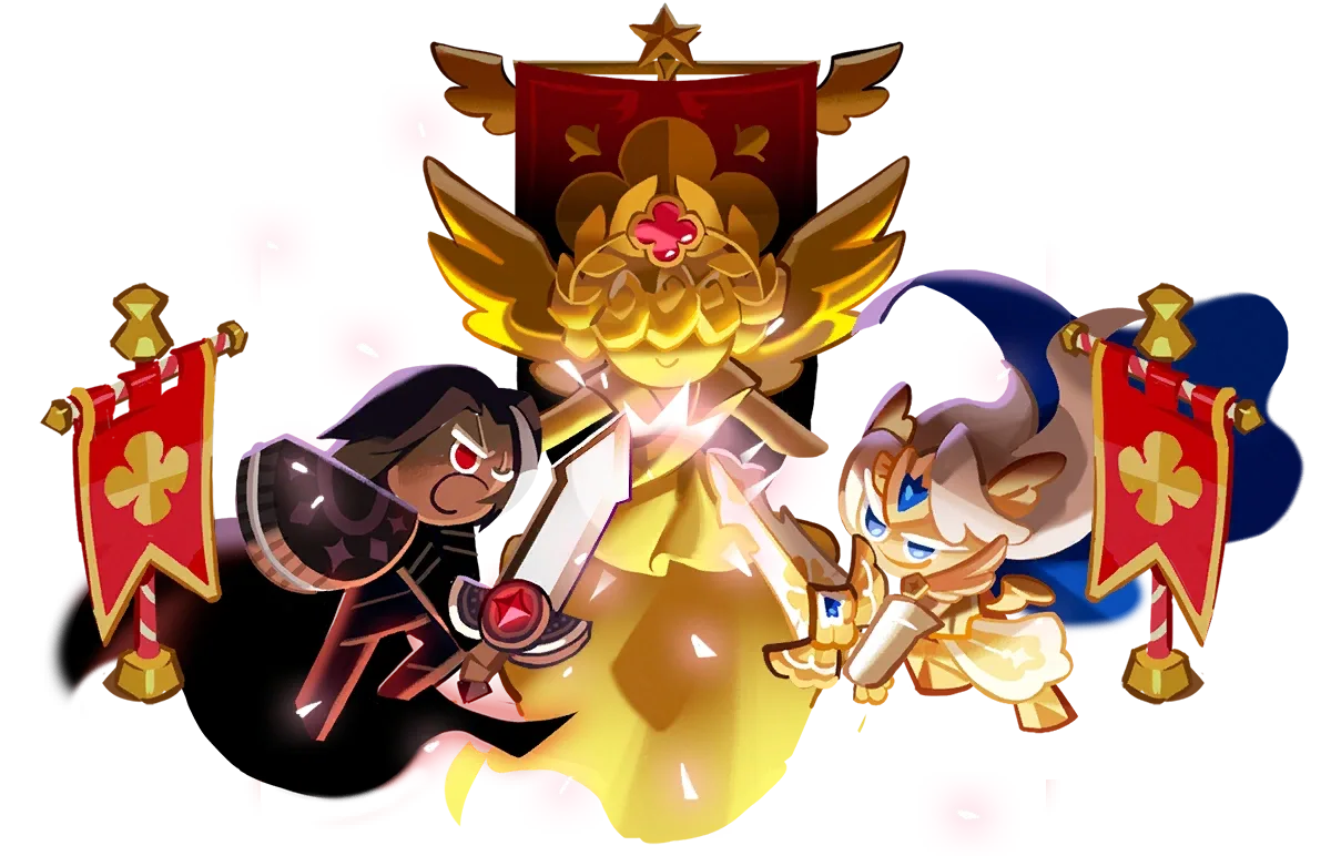 The Kingdom Arena unlock banner in Cookie Run: Kingdom, the colosseum where the game's main PvP ladder is fought.