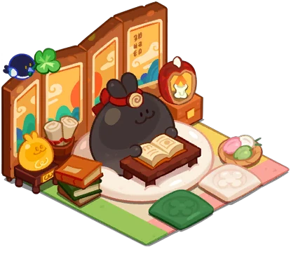 The Master Rabbit Landmark, an exclusive decoration granted at premium Kingdom Pass level 1.