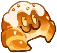 The Golden Croissant good from Cookie Run: Kingdom, one of the items whose wishes can transform into Golden Wishes.