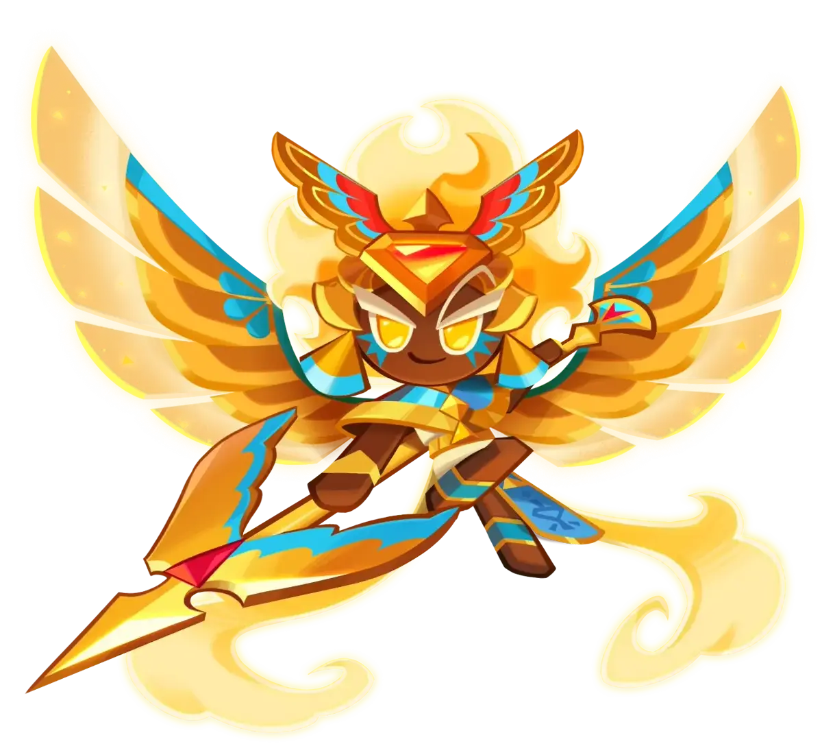 Golden Cheese Cookie (Immortal), the Awakened Ancient upgrade of the base nuker, wreathed in divine gold.