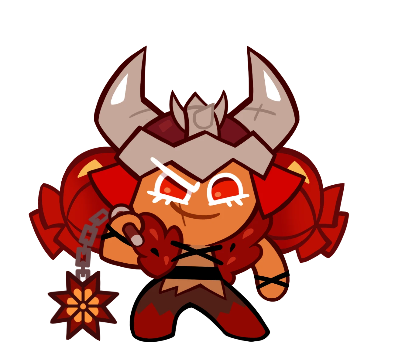 Mala Sauce Cookie's in-game standing sprite, the Epic Front-position Charge cookie this build guide covers.