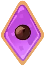 A Swift Chocolate topping icon in Cookie Run: Kingdom, the cooldown-reduction topping for Sherbet Cookie's uptime build.