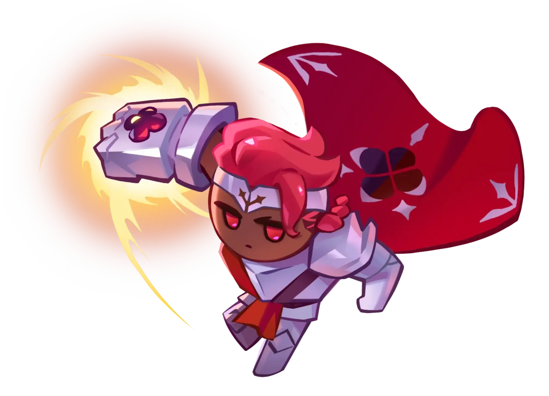 Wildberry Cookie official illustration, the Epic Steel-type Defense cookie this Cookie Run: Kingdom toppings build covers.