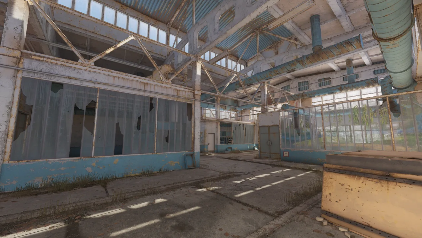 The B Halls approach to bombsite B on de_cache in Counter-Strike 2