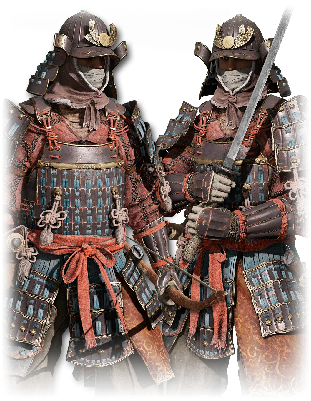 The Samurai origin, which starts with an Uchigatana, a Longbow, and 13 Endurance — the highest of any origin.