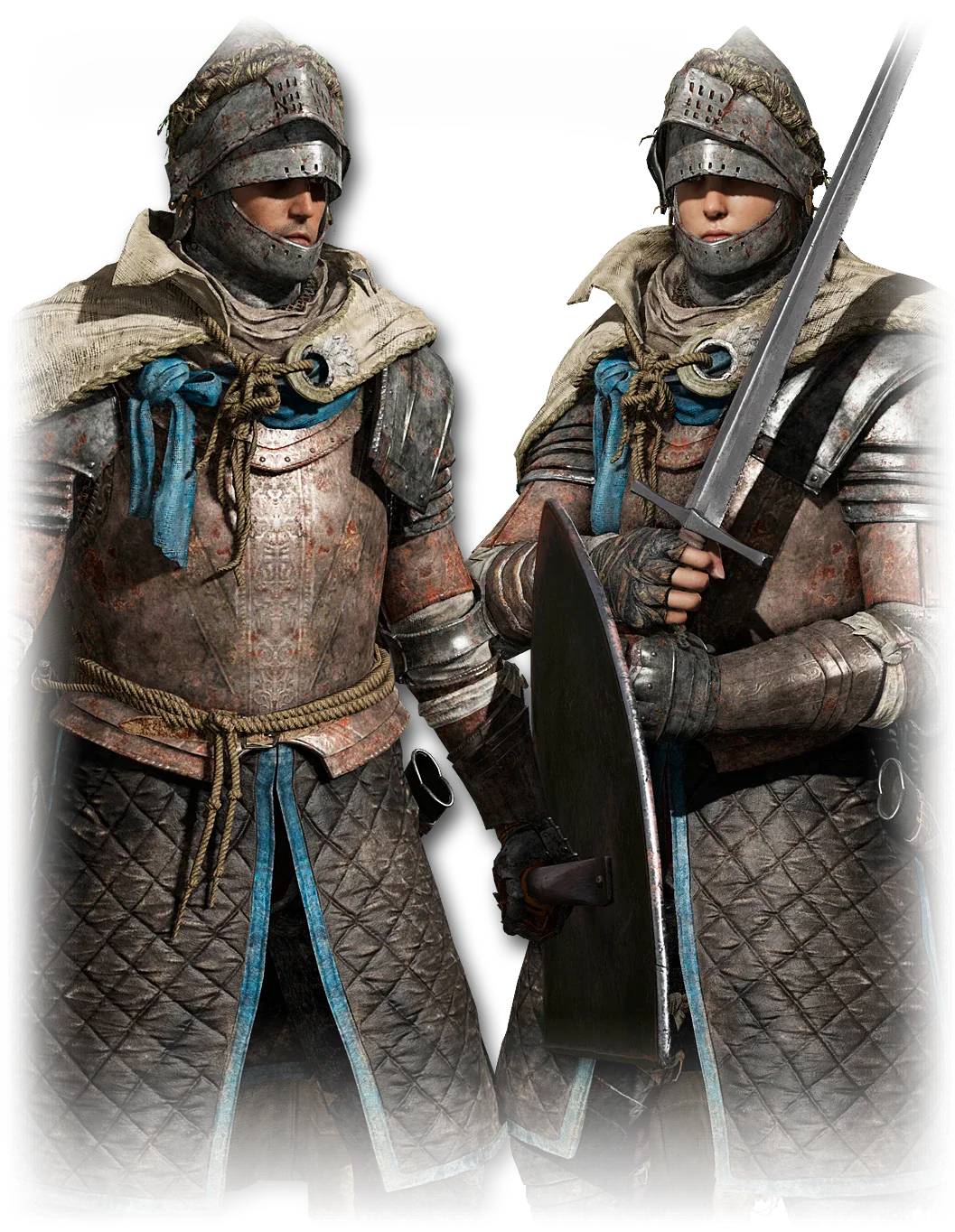 The Vagabond origin in Elden Ring, a heavy-armored exiled knight with the highest starting Vigor of any class at 15.