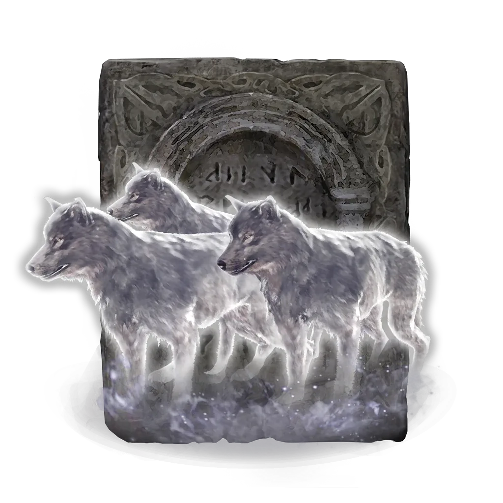 The Lone Wolf Ashes, which summon three wolf spirits for 55 FP and are handed to you within the first hour of the game.
