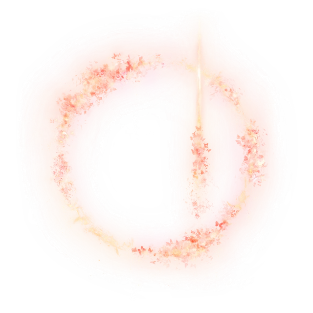 Malenia's Great Rune icon from Elden Ring, a half-rotted ring of scattered red petals with a broken vertical shard, visibly decayed compared to the other Great Runes.