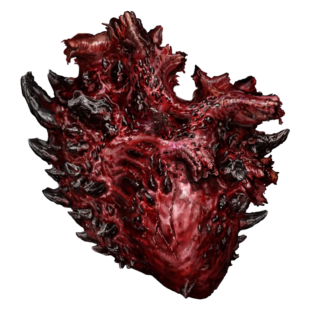 The Heart of Bayle key item icon, a Remembrance-like drop from Bayle the Dread that cannot be duplicated or consumed for runes