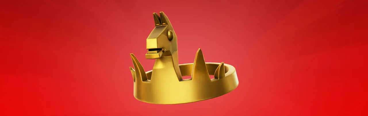 The Fortnite Victory Royale crown — consistent placement, not early kill counts, is what playing the numbers is built to deliver.