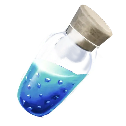 A Fortnite small Shield Potion next to a Med-Kit โ the chip-shield item and the full-health-restore item sit in very different tiers.