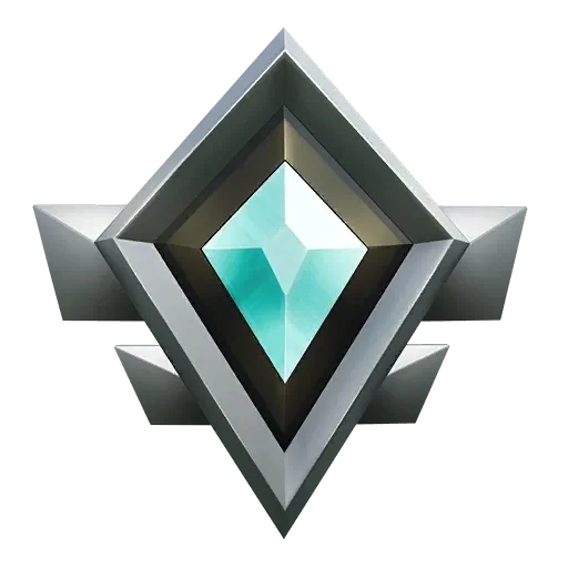 The Ventures badge — the silver diamond-shaped seasonal emblem for Save the World's repeating progression seasons.