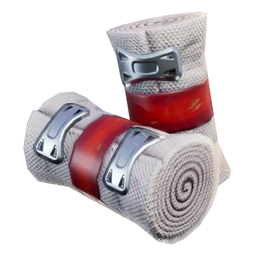 Fortnite bandages — with siphon on, consumable heals shift from your primary recovery to a fallback for when a fight doesn't pay out.