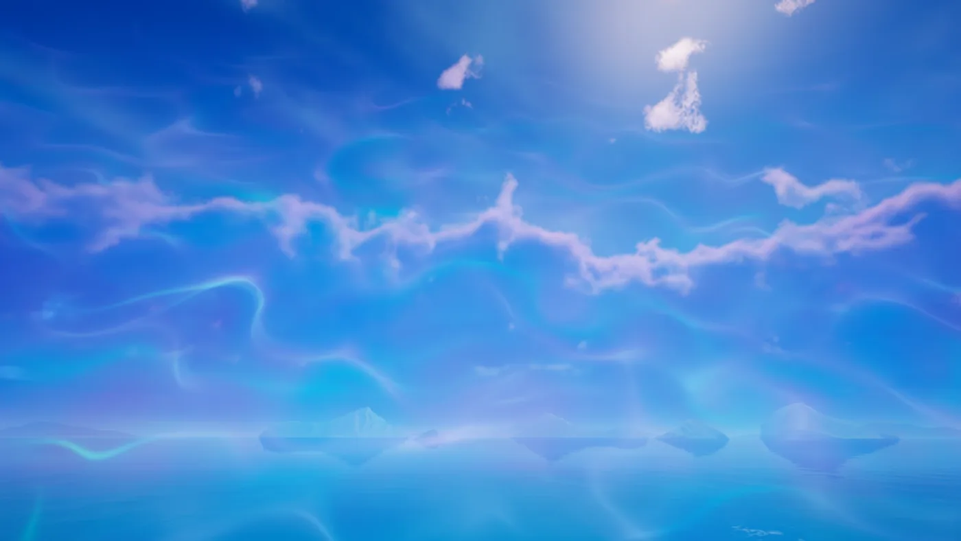 The Fortnite storm wall closing across the island during Chapter 7, the boundary players race to stay inside of each phase.