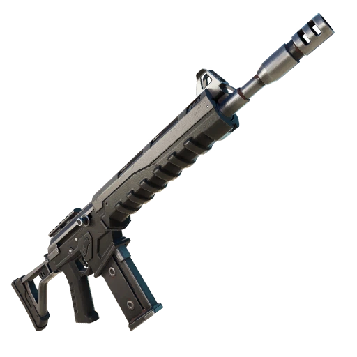 The Fortnite Combat Assault Rifle, a versatile mid-range workhorse and the anchor of most loadouts.