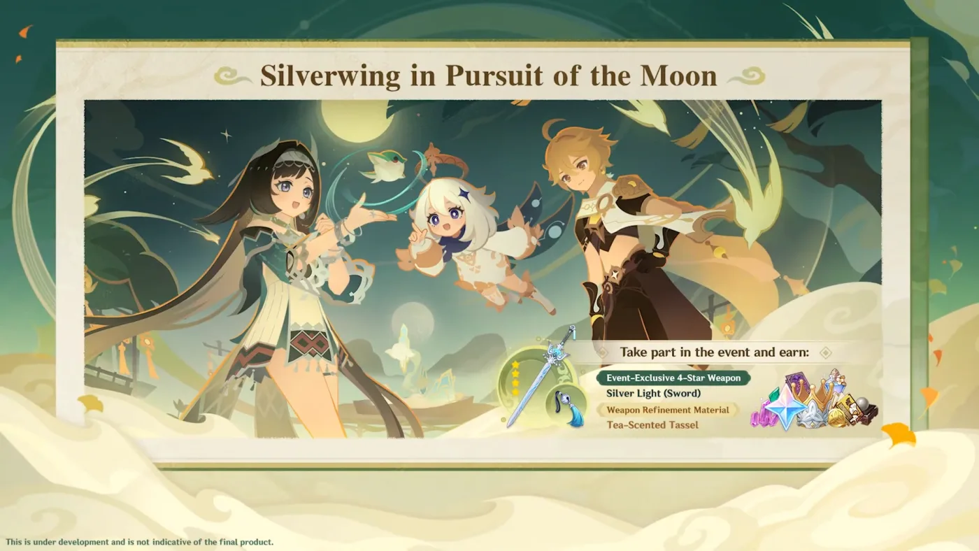 The "Silverwing in Pursuit of the Moon" flagship event, part of Version 7.1's Moonchase Festival.
