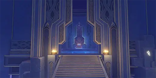 The Clear Pool and Mountain Cavern domain, one of the artifact domains that rotate through the weekly farming schedule.