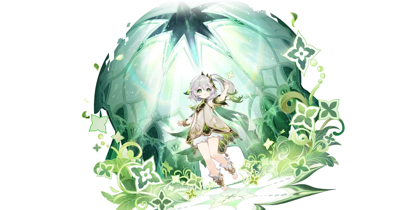 Nahida, the Dendro Archon, whose kit made Dendro reactions like Hyperbloom and Aggravate the backbone of modern Genshin Impact team building.