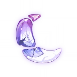 The Transient Resin item icon, a purple crystalline shard that restores 60 Original Resin.