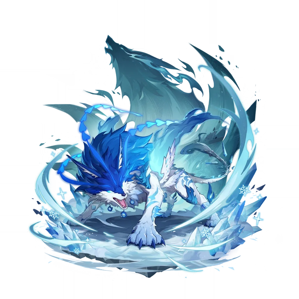 Andrius, Dominator of Wolves — the only Genshin weekly boss fought in the open world instead of a Trounce Domain, and the only one whose difficulty follows your World Level.