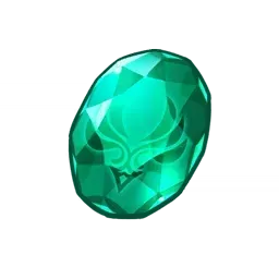 A Vayuda Turquoise Gemstone. The 5-star ascension gem tier does not drop from Normal Bosses until World Level 6.