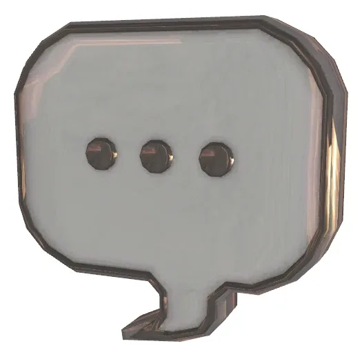 The grey commentary node model, which replaces the active one after a node has been played.
