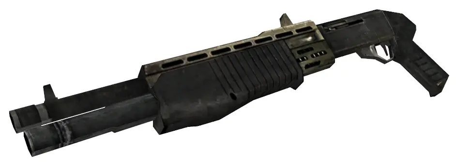 The SPAS-12, eight damage per pellet and the close-range answer for most of the campaign.