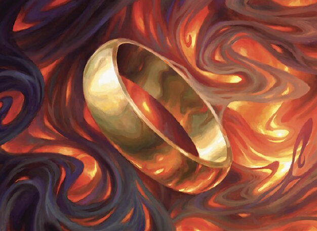 The One Ring, the colorless four-mana artifact that gives you a turn of protection and draws a snowballing pile of cards.