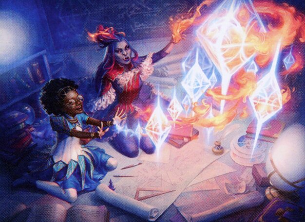 Rhystic Study, the three-mana blue enchantment that draws you a card whenever an opponent casts a spell unless they pay an extra mana.