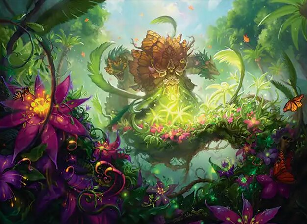 Cultivate, the three-mana green sorcery that fetches two basic lands, one into play tapped and one to hand.