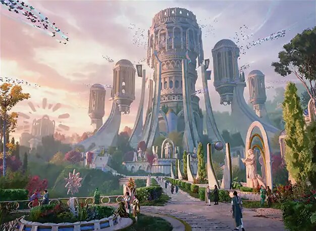 Command Tower, the Commander staple land that taps for any color in your commander's color identity with no drawback.