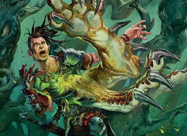 Beast Within, the three-mana green instant that destroys any permanent and gives its controller a 3/3 Beast token.