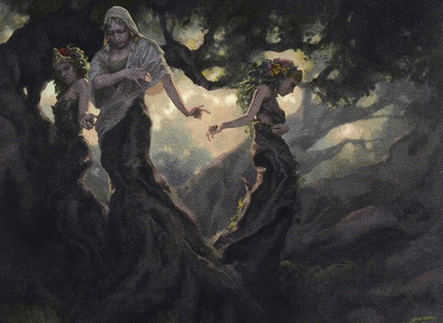 Trostani, Selesnya's Voice, a green-white legend whose guild goes wide with tokens and creatures.