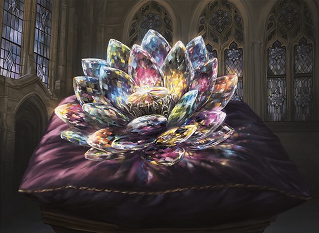 Jeweled Lotus, a high-impact fast-mana artifact of the kind the Game Changers list is built to flag.