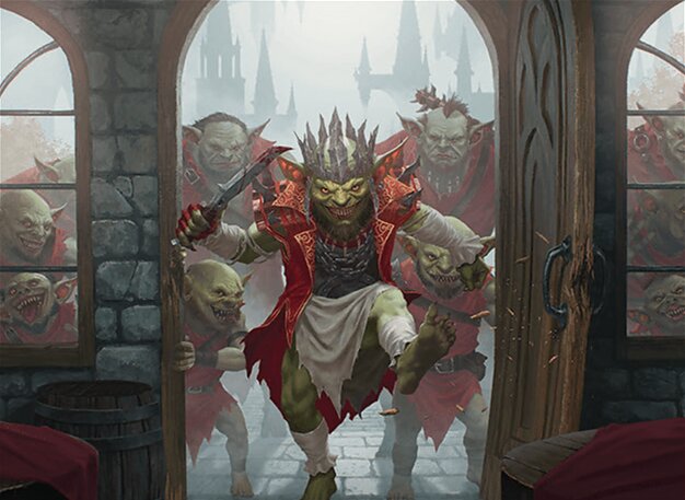 Krenko, Mob Boss, a mono-red goblin legend that taps to make goblin tokens equal to the number you control.