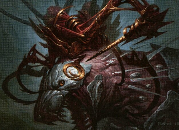 Rhystic Study, the blue enchantment that draws you a card whenever an opponent casts a spell unless they pay — the gold standard of repeatable Commander card draw.