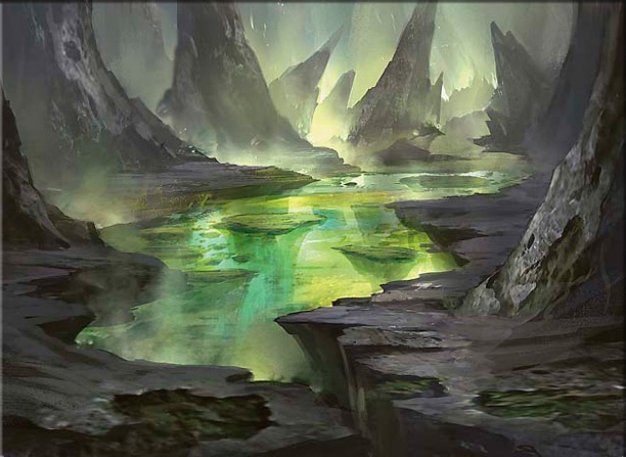 Underground Sea, an original dual land on the Reserved List that taps for blue or black and anchors Legacy manabases — and the card that explains the format's cost.