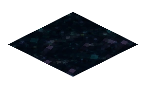 An active End portal, the starry gateway inside the stronghold that drops you into the End dimension.