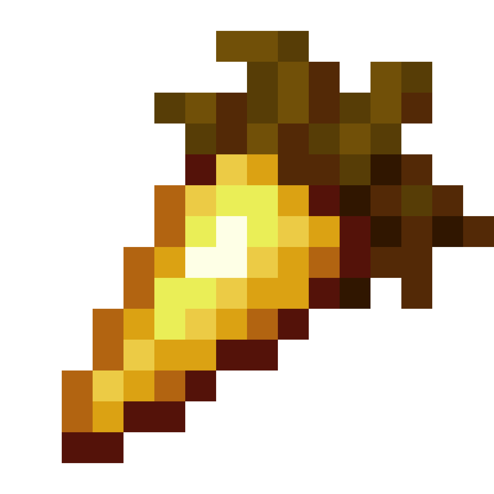 A golden carrot — the highest-saturation food in Minecraft at 14.4, the endgame survival staple.