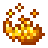 Blaze powder โ crafted from blaze rods, this is the fuel in the brewing stand's burner slot, not an ingredient in the potion itself.