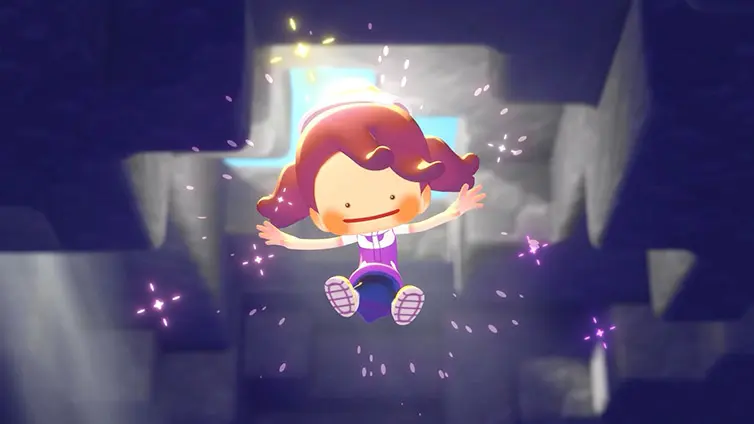 Ditto mid-transformation in Pokopia, the mechanic that turns befriended Pokemon into usable terraforming abilities.