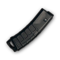An extended quickdraw magazine, which adds ammo capacity and speeds up reloads.