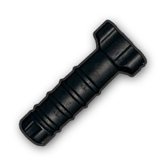 A vertical foregrip attachment, which reduces vertical recoil for sustained full-auto fire.