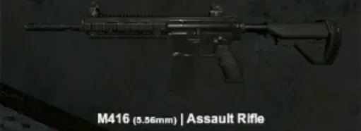 The M416 in PUBG — one reliable rifle with ammo is a finished early-game loot pass; everything after it is optimization.