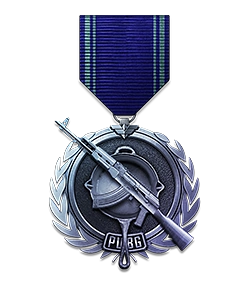 A PUBG Ranked tier medal — climbing the tiers is about Rank Points earned from placement and kills, not raw frags.