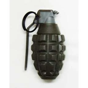 The frag grenade, PUBG's highest-damage throwable — a cooked frag clears cover that bullets can't.